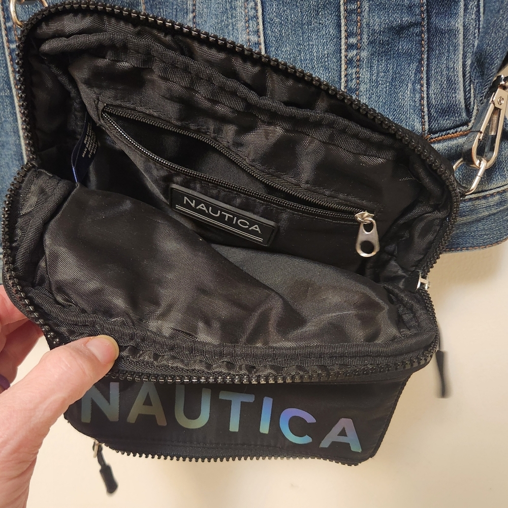 Nautica Crossbody Bag Purse Zip Pockets Little Cutie! - Picture 11 of 11